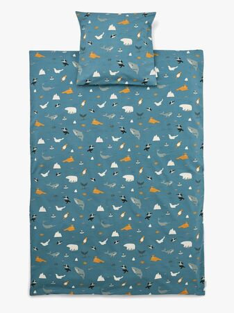 LIEWOOD Carmen Baby Pussilakanasetti 70x100, Arctic Sea/Ocean View