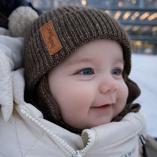 BabyMocs Pipo + Korvalaput, Greige