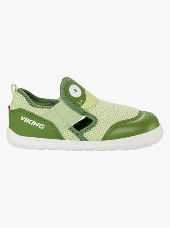 Viking Alv Paw Barefoot Sandaalit, Light Green/Green
