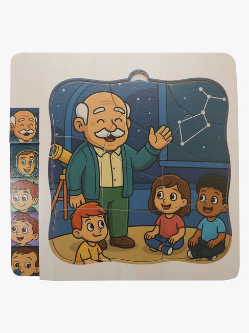 Kinder and Kids Kerrospalapeli Avaruus