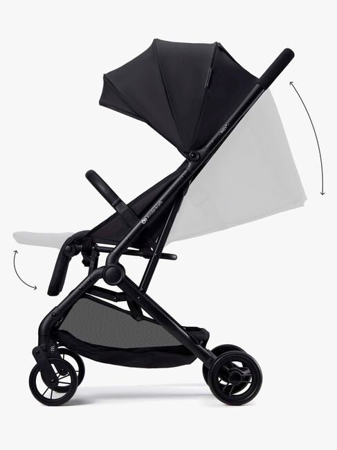 Kinderkraft INDY 3 Matkarattaat, Coal Black