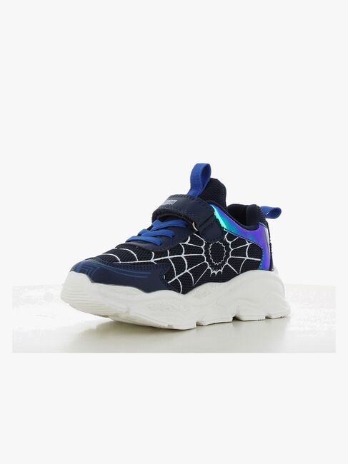 Marvel Spider-Man  Vilkkuvat Lenkkarit, Navy/Cobalt Blue