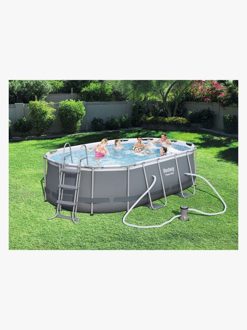 Bestway Power Steel Oval Allassetti 427x250x100 cm