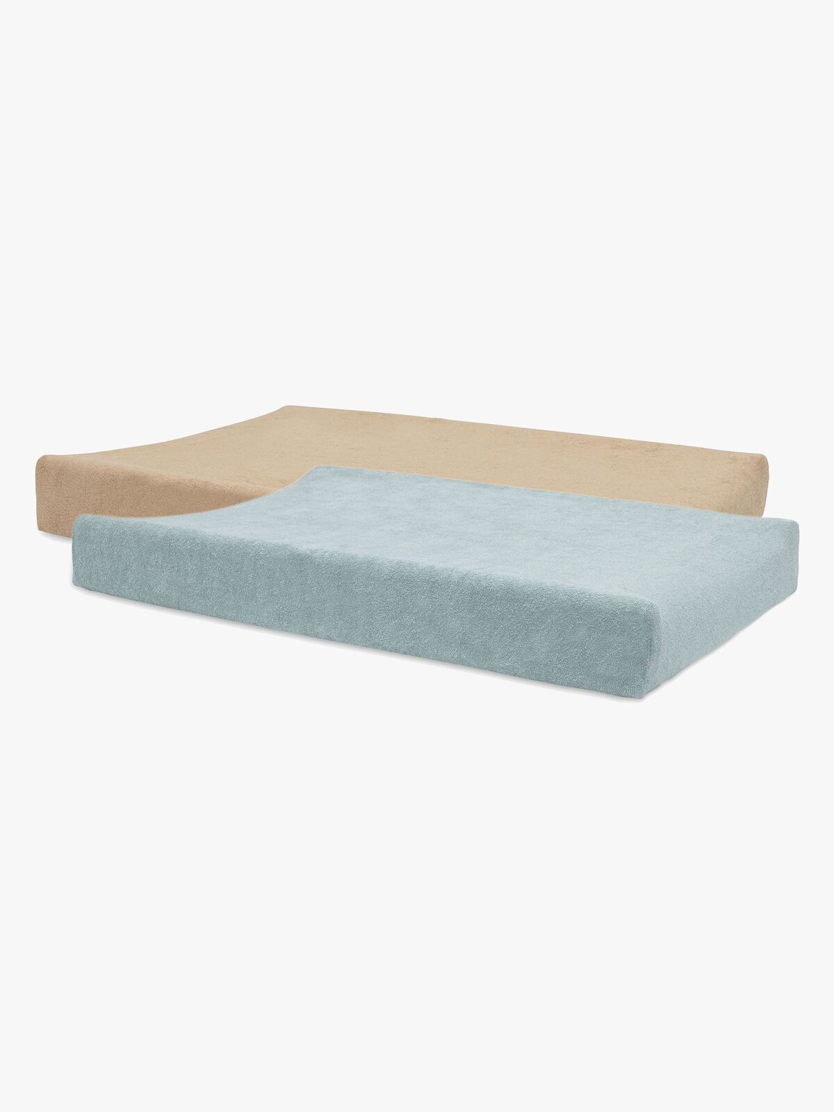Jollein Hoitoalustan Päälliset 50x70cm 2-pack, Sea Green/Biscuit