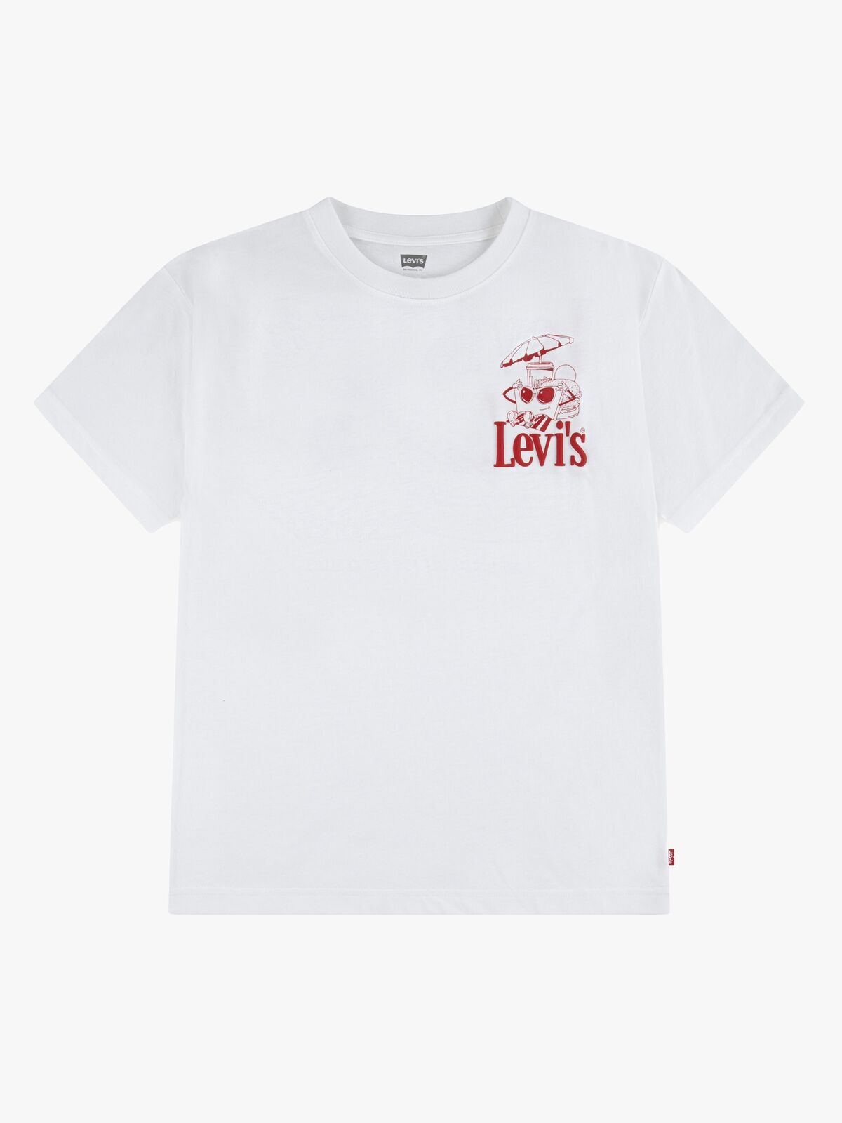 Levi's LVB Burger Meal T-paita, Bright White