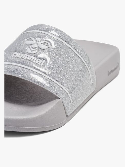 Hummel Pool Slide Glitter Jr Tossut, Lunar Rock