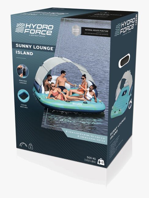 Bestway Hydro-Force Uimapatja Sunny Lounge Island