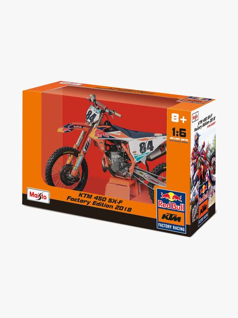 Maisto Red Bull KTM Supercross Sx450 2018 #84 Maastopyörä 1:6