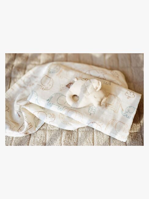 Jollein Pesulaput 3-pack, Elephant Tales