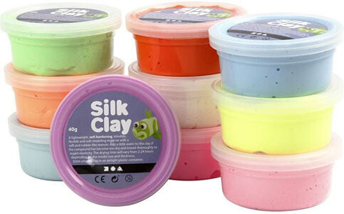 Silk Clay Muovailumassat Basic 2