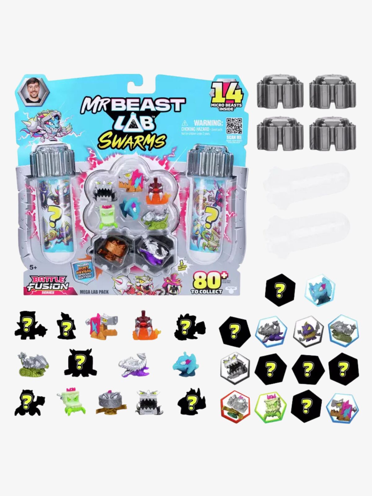 MrBeast Lab Swarms Keräilyhahmo Battle Fusion Surprise 14-pack