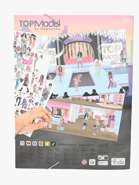 TOPModel Stickerworld Tarrakirja