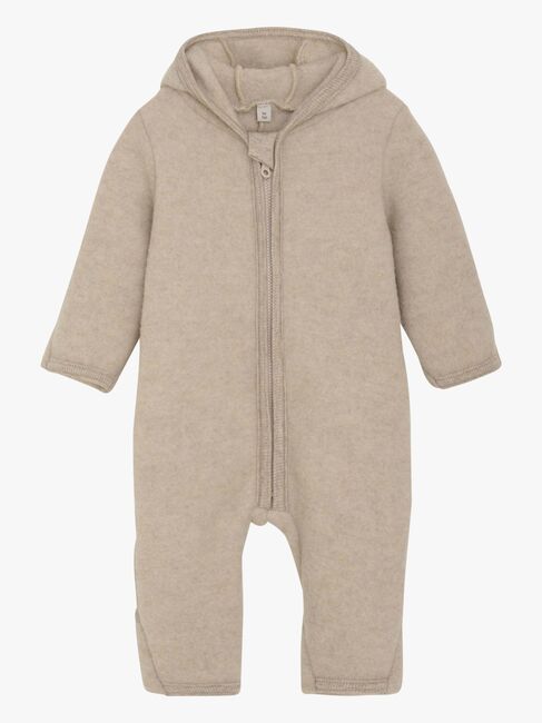 Huttelihut Toppahaalari Merinovilla Korvilla, Camel Melange