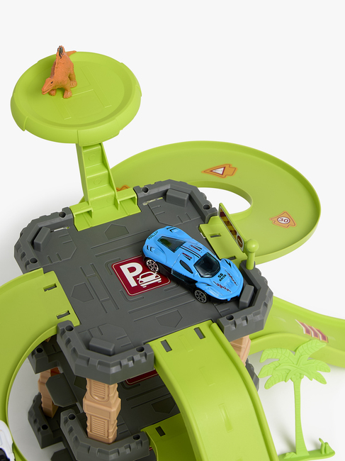 Alex's Garage Dinosaur Autorata & Parkkitalo XL