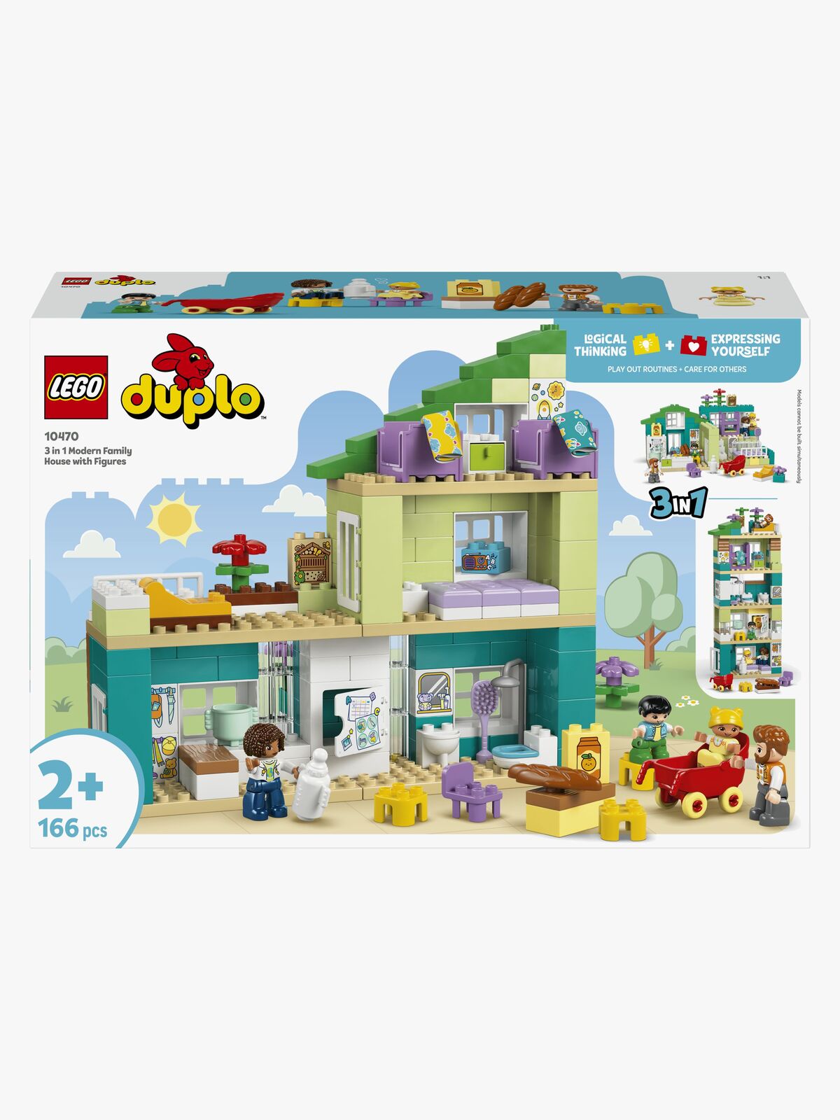 LEGO DUPLO Town 10470 Nykyaikainen omakotitalo ja hahmot 3in1