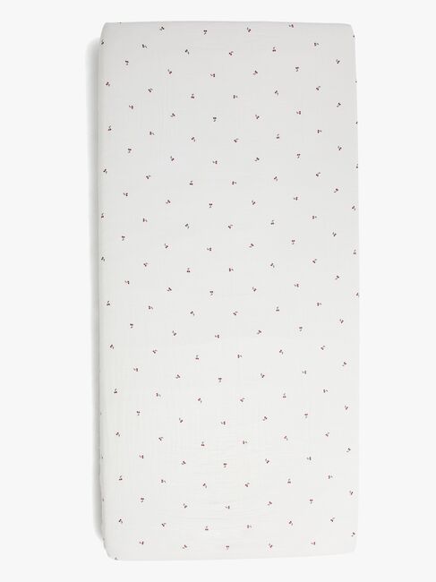 Alice & Fox NESSA Muotoonommeltu Aluslakana Juniorisänky 90x200, Valkoinen