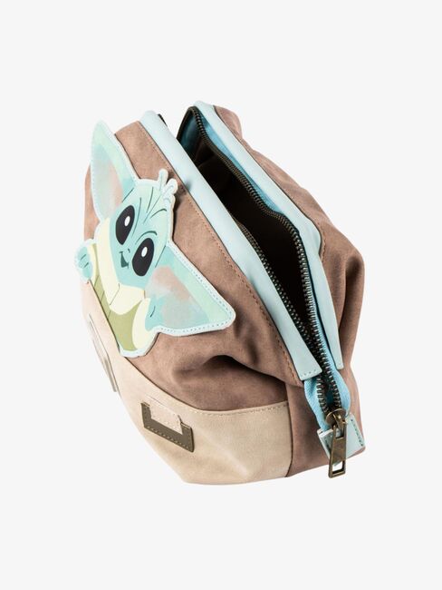 Star Wars The Mandalorian Baby Yoda Toilettilaukku, Beige