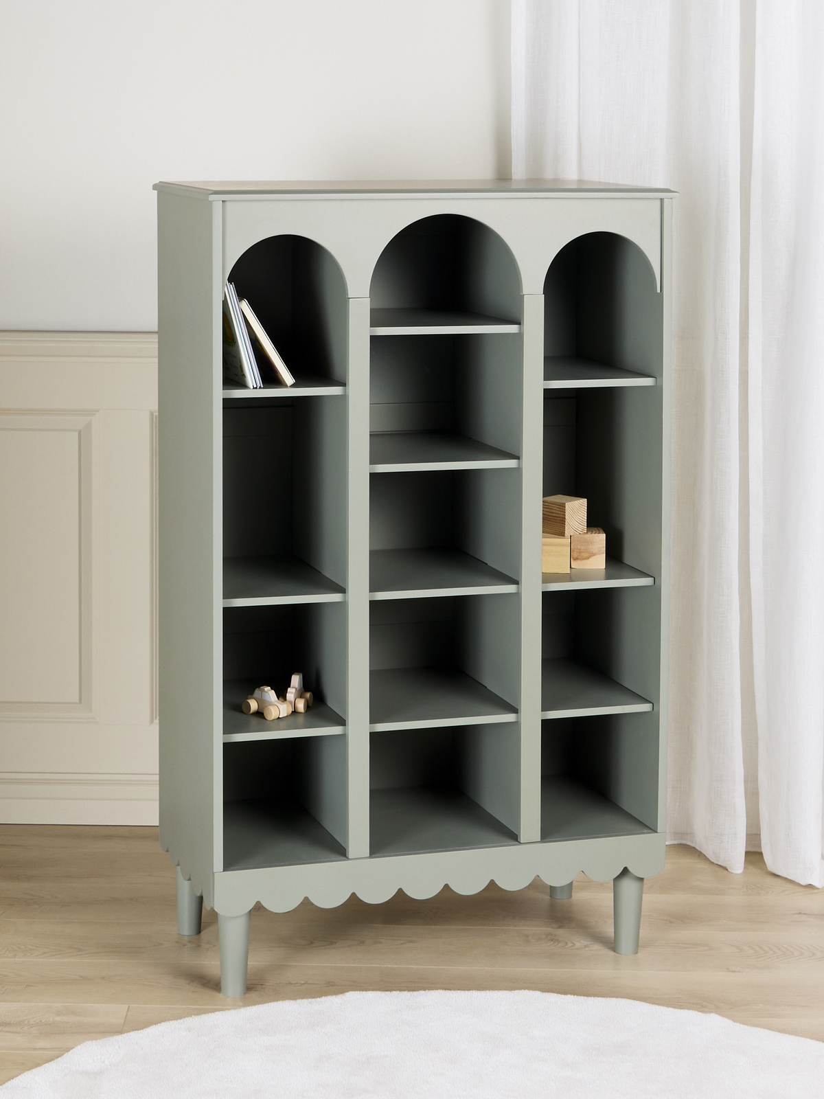 Alice & Fox Dune  Koristeellinen Kirjahylly, Sage