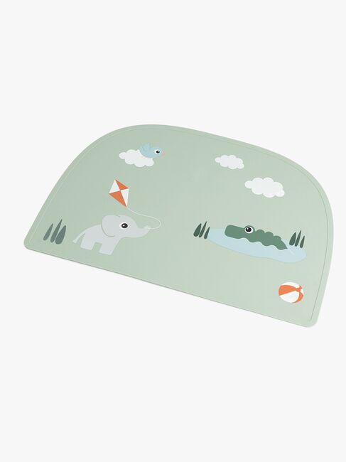 Done By Deer Playgorund Ruokailualusta Silikoni, Green