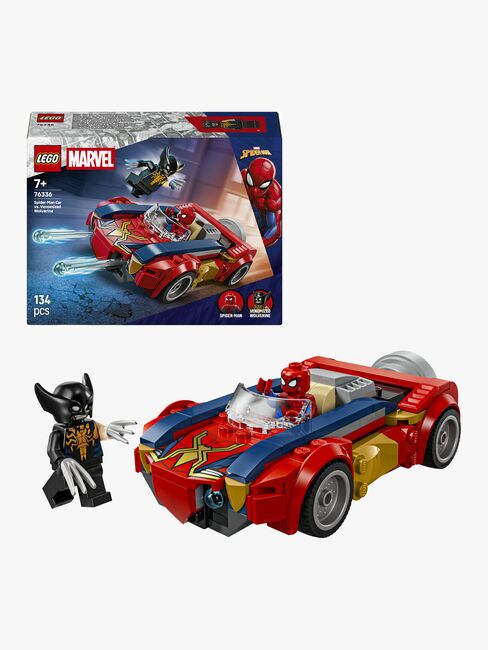 LEGO Super Heroes 76336 Spider-Manin auto vastaan Venomiksi muuttunut Wolverine