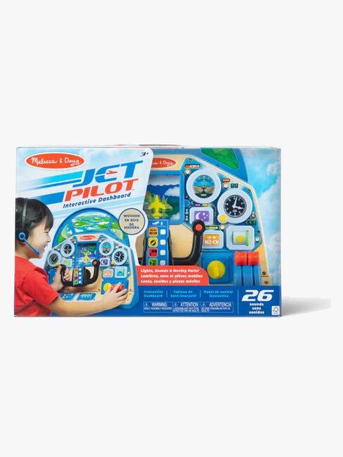 Melissa & Doug Jet Lentäjä Interaktiivinen Kojelauta