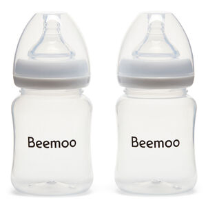 Beemoo CARE Äidinmaitopullo + Pullotutti 180 ml 2-pack