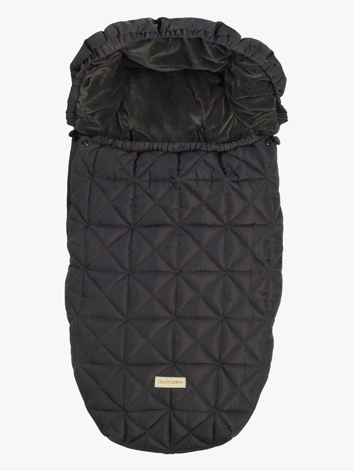 Oh, Poppy! Lily Quilted Lämpöpussi, Anthracite Gray