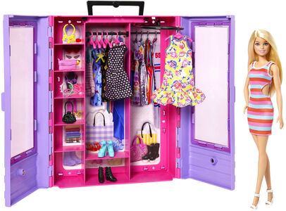 Barbie Ultimate Closet Leikkisetti Nukke Ja Vaatekaappi