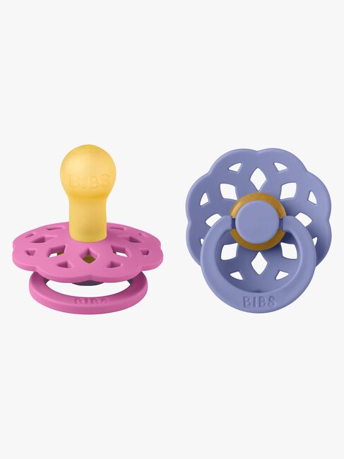 BIBS Boheme Tutti 2-pack Lateksi Koko 1 Pyöreä, Bubblegum/Peri
