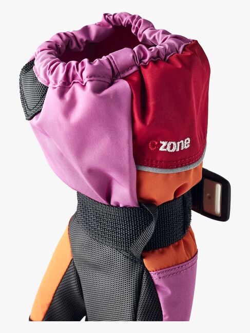 Hestra Kids Czone Rukkaset, Cerise/Light orange