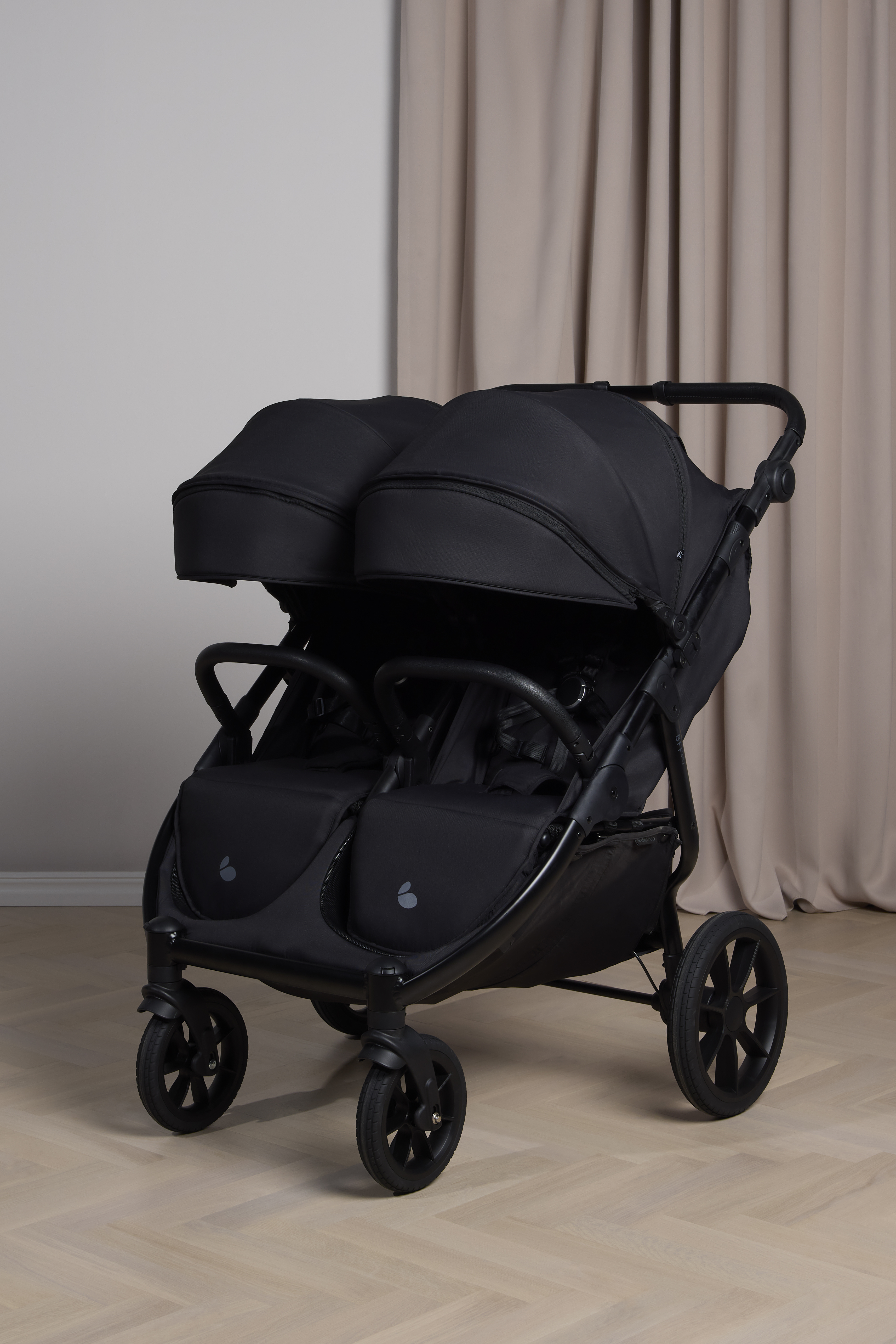Beemoo BFF60 2 Sisarusrattaat, Night Black