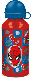 Marvel Spider-Man Juomapullo 400 ml Alumiini, Punainen