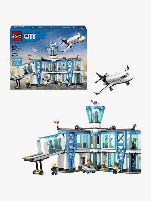 LEGO City 60502 Lentokenttä ja lentokone