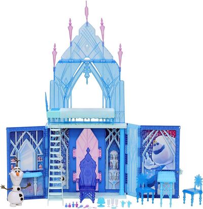 Disney Frozen 2 Elsan Fold & Go Ice Palace Nukkekoti