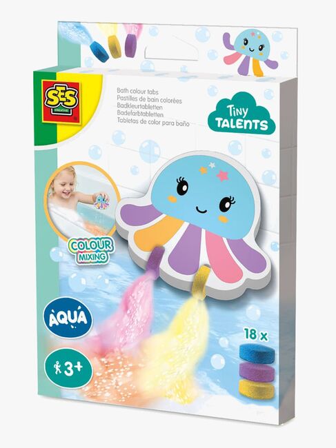 SES Creative Kylpylelu Mustekala + Kylpyvärit