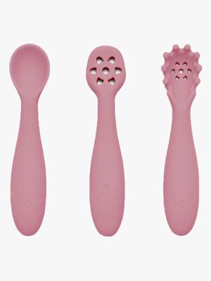 Summerville Harjoittelulusikat Silikoniset, Dusty Rose