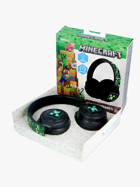 Minecraft Langattomat Kuulokkeet + LED Sharing AUX
