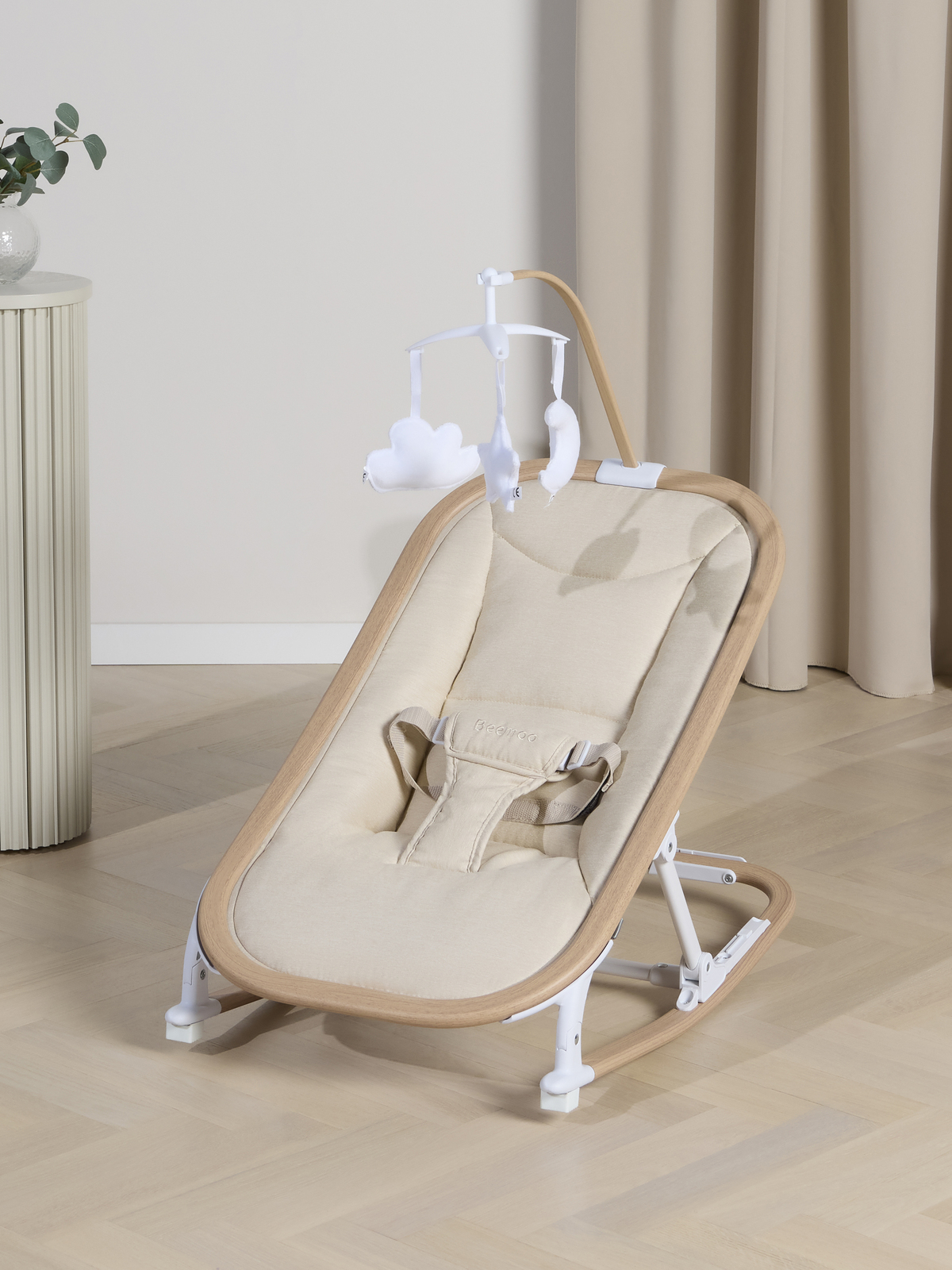 Beemoo PLAY Soothe Sitteri, Soft Beige/Nature