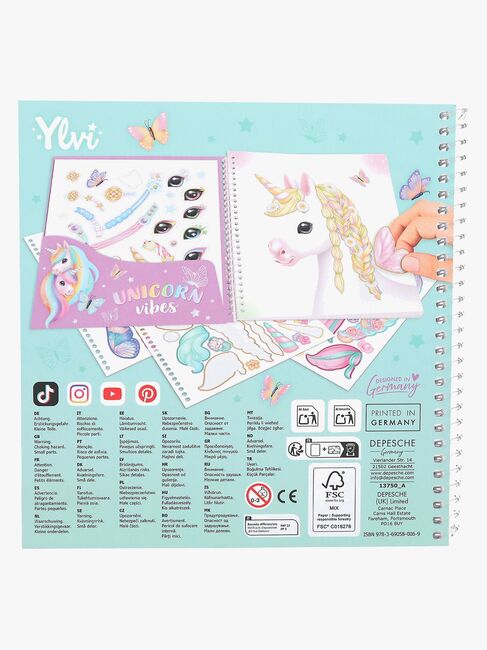 Ylvi & the Minimoomis Tarrakirja Create Your Special Unicorn