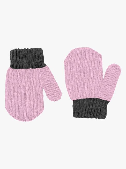 Lindberg Sundsvall Wool Glove Lapaset 2-pack, Pink/Anthracite