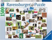 Ravensburger Palapeli Kollaasi Hauskoista Eläimistä 1500 