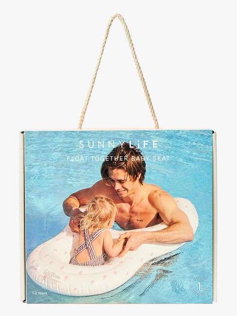 SUNNYLiFE Baby Float Together-  Puhallettava Uimapatja, Strawberry Sunshine
