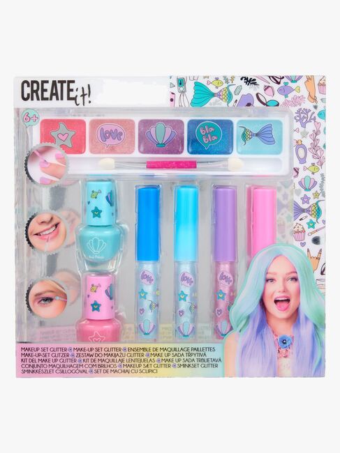 Create It! Meikkisetti Merenneito Glitter 7 Osaa