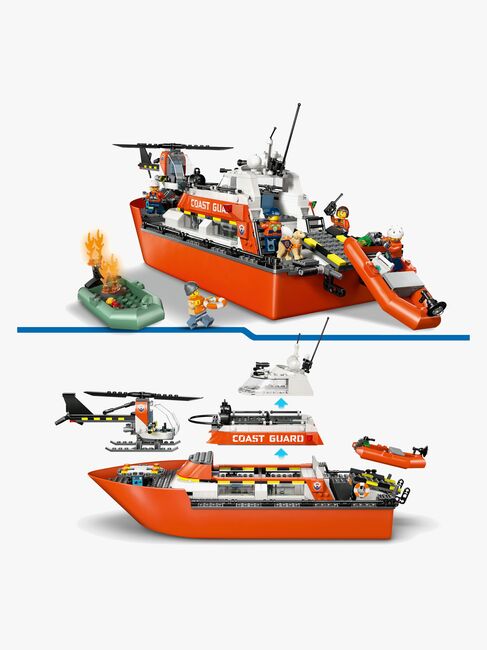 LEGO City 60504 Rannikkovartioston pelastusalus ja helikopteri