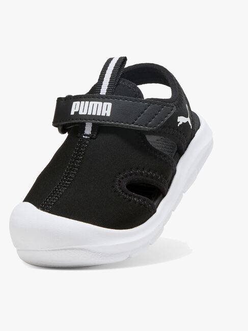 Puma Fun Racer V Infant Sandaalit, Black/White