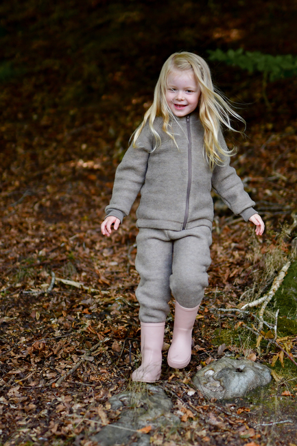 Mikk-Line Fleecehousut Merinovilla, Melange Denver