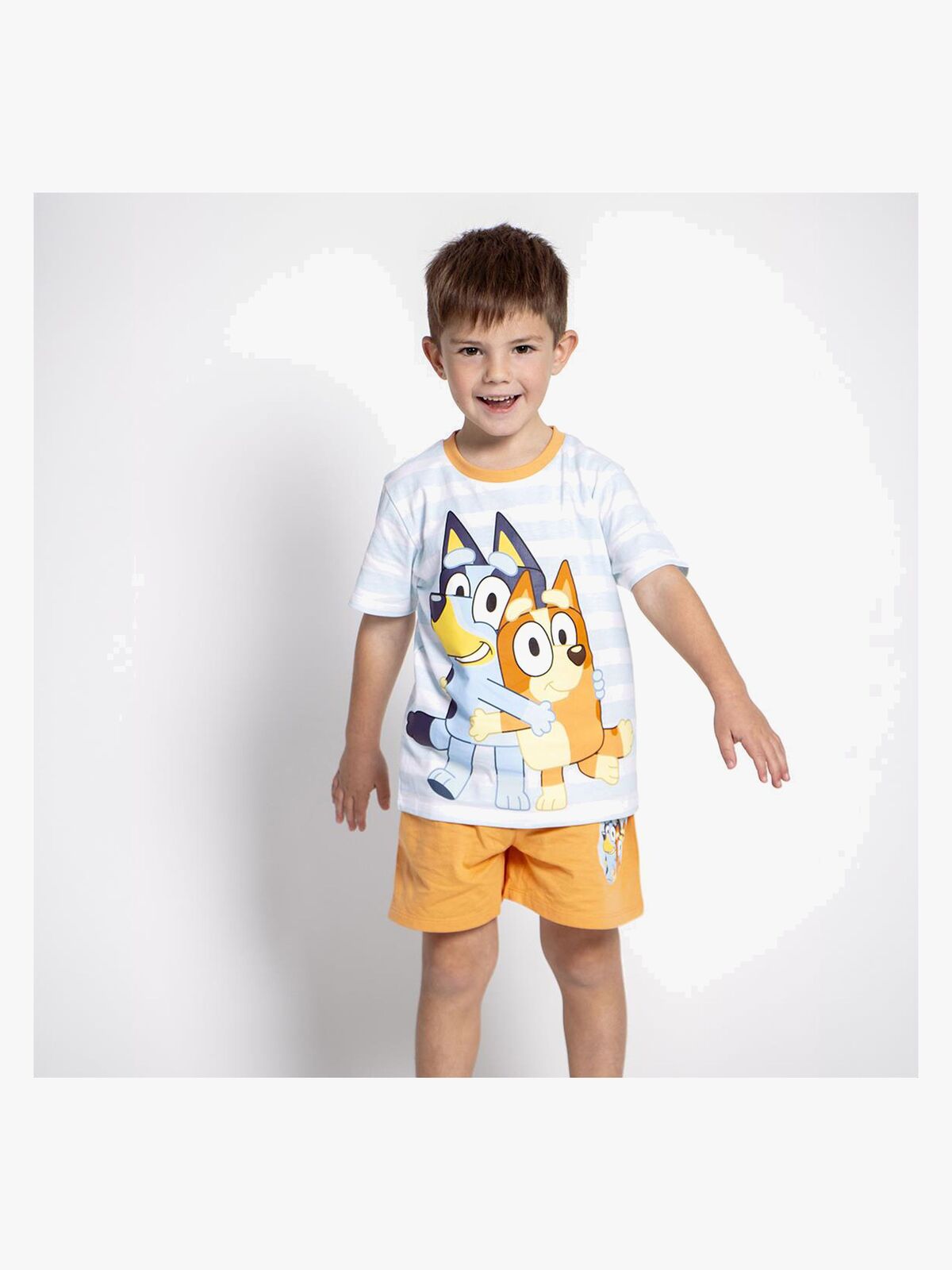 Bluey Pyjama, Vaaleansininen/Oranssi