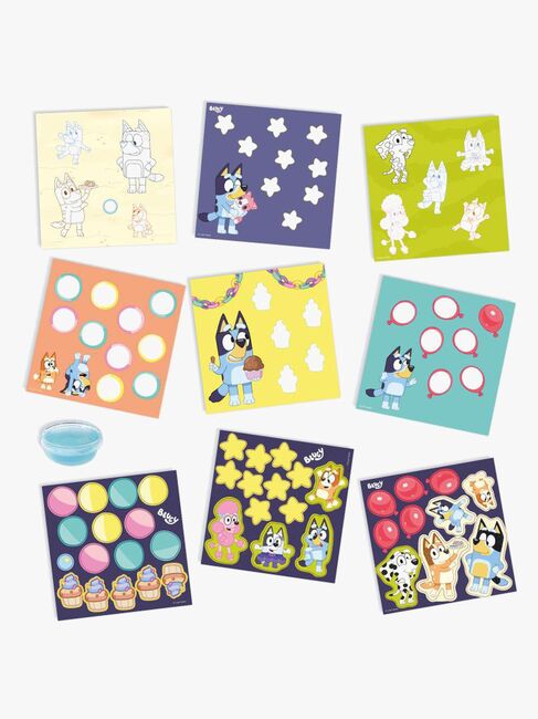 SES Creative Bluey Askartelusetti Tarrat