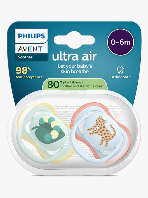 Philips Avent Ultra Air Tutti 0–6 kk 2-pack, Sininen/Vaaleanvihreä