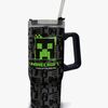 Minecraft Tumbler Juomapullo 940 ml, Musta